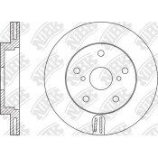Диск тормозной NiBK, арт. RN1576