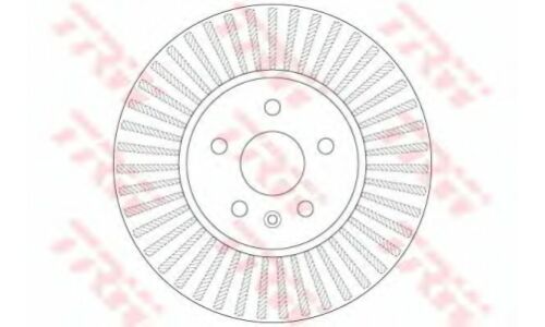 Диск тормозной TRW, передний, арт. DF6629