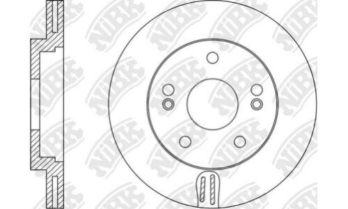 Диск тормозной NiBK, арт. RN1548