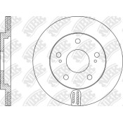 Диск тормозной NiBK, арт. RN1574