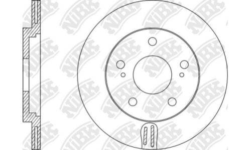 Диск тормозной NiBK, арт. RN1574