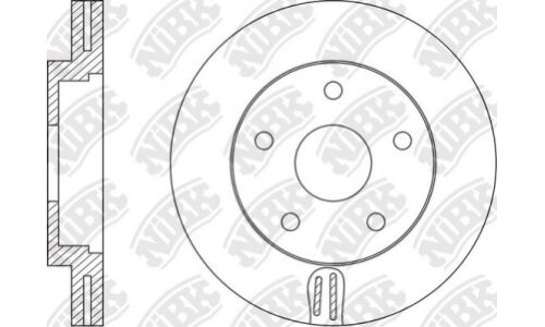 Диск тормозной NiBK, арт. RN1585