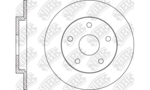 Диск тормозной NiBK, арт. RN1567