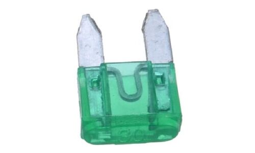 Предохранитель автомобильный Deko, флажковый, мини (MINI S1035-1/FN), зелёный, 30А, арт. K-190-30A