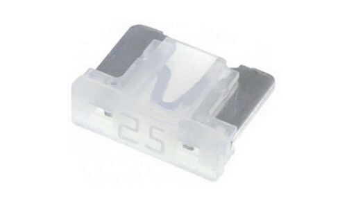 Предохранитель автомобильный Deko, флажковый, мини (LOW PROFILE MINI FL), прозрачный, 25А, арт. K-194-25A