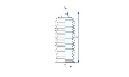 Пыльник рулевой рейки Motorherz, арт. RDZ0417MG