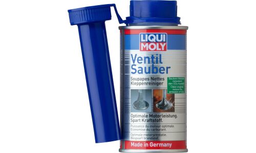Очиститель клапанов Liqui Moly Ventil Sauber, присадка в бензин, с защитой от коррозии, бутылка с насадкой 150мл, арт. 1014