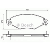 Колодки тормозные дисковые Bosch, передние, комплект на ось (4 шт), арт. 0 986 495 260