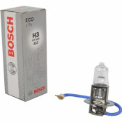 Лампа галогенная Bosch ECO H3 (PK22s, T12), 12В, 55Вт, 3200К, 1 шт, арт. 1 987 302 802