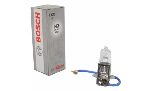 Лампа галогенная Bosch ECO H3 (PK22s, T12), 12В, 55Вт, 3200К, 1 шт, арт. 1 987 302 802
