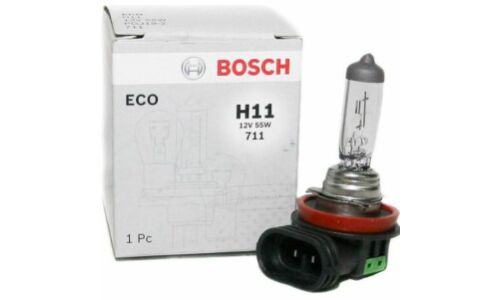 Лампа галогенная Bosch ECO H11 (PGJ19-2, T11), 12В, 5Вт, 1 шт, арт. 1 987 302 806