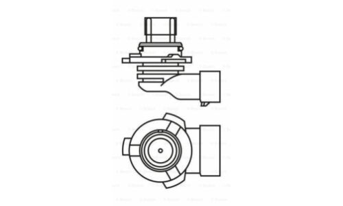 Лампа галогенная Bosch ECO HB3(9005) (P20d, T12), 12В, 60Вт, 1 шт, арт. 1 987 302 807