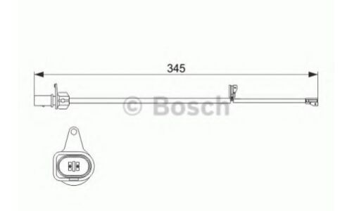 Датчик износа тормозных колодок Bosch, арт. 1 987 474 507