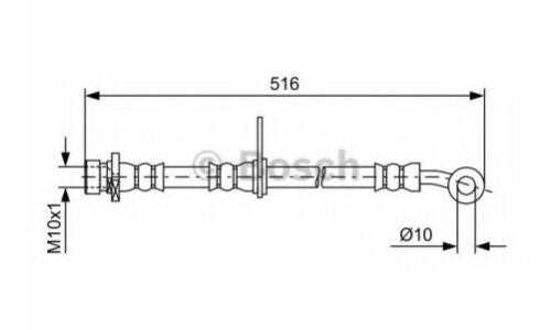 Шланг тормозной | перед прав Bosch, арт. 1 987 481 730
