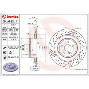 Диск тормозной Brembo, арт. 09A82211