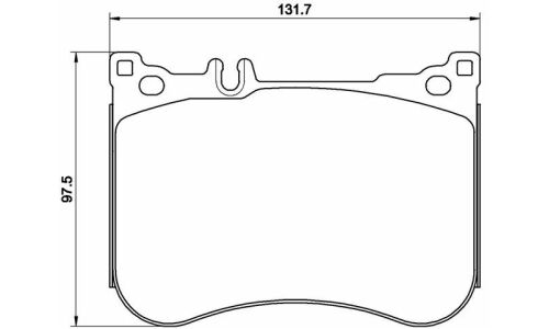Колодки тормозные Brembo дисковые, арт. P50114