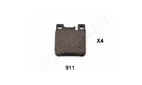Колодки тормозные дисковые Japan Parts, задние, комплект на ось (4 шт), арт. PP-911AF
