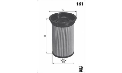 Фильтр топливный Mecafilter, арт. JLG5445