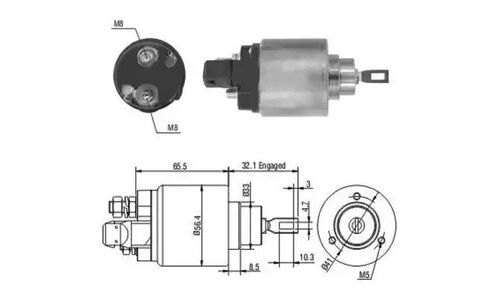 Реле втягивающее Meat&Doria, арт. 46004