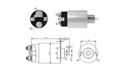 Втягивающее реле стартера Meat&Doria, арт. 46167