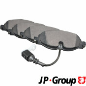 Колодки тормозные дисковые JP Group, передние, комплект на ось (4 шт), арт. 1163609510