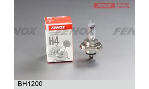Лампа галогенная Fenox Prime.LT H4 (P43t, T16), 12В, 60/55Вт, 3200К, 1 шт, арт. BH1200