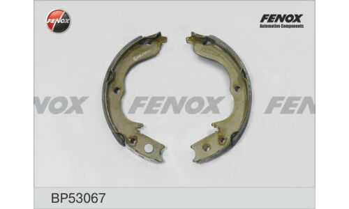 Колодки тормозные барабанные Fenox, комплект на ось (4 шт), арт. BP53067