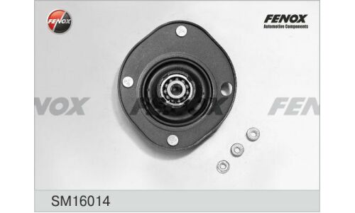 Опора амортизатора Fenox (3 гайки) передняя, правая, арт. SM16014