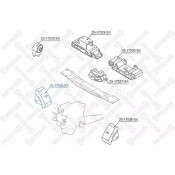 Опора двигателя передняя Mitsubishi L20 Stellox, арт. 25-17526-SX
