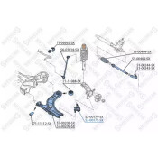 Шаровая опора нижн. п. VW Polo 1.2-1.6 01> | перед прав Stellox, арт. 52-00175-SX