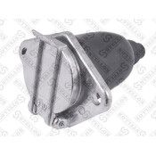 Розетка прицепа тягача Stellox, 24В, 7 контактов, тип S, алюминиевый корпус, с крышкой, арт. 88-00703-SX