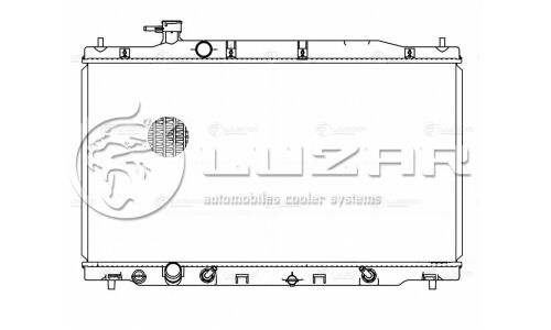 Радиатор охлаждения двигателя Luzar, для Honda CR-V, арт. LRc 231ZA