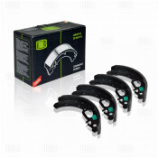 Колодки тормозные барабанные Trialli, комплект на ось (4 шт), арт. GF 239