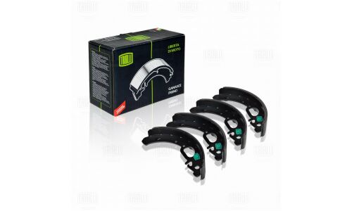 Колодки тормозные барабанные Trialli, комплект на ось (4 шт), арт. GF 239