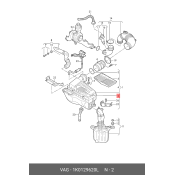 Фильтр воздушный ( 1K0129620E ) VAG, арт. 1K0129620L