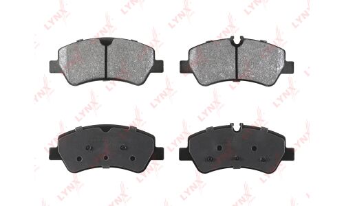 Колодки тормозные дисковые LYNXauto задние, комплект на ось (4 шт), арт. BD-3041