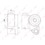 Натяжитель ремня ГРМ LYNXauto, арт. PT-1044