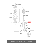 Амортизатор | перед лев Hyundai/Kia, арт. 546512V050