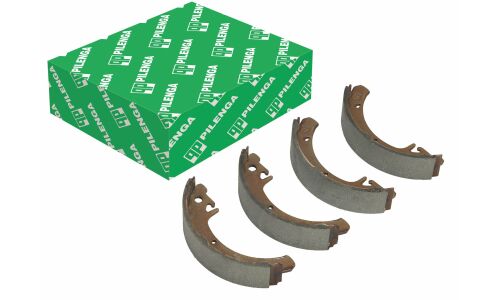 Колодки тормозные барабанные Pilenga, комплект на ось (4 шт), арт. BS-T 1002