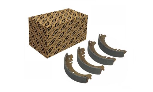 Колодки тормозные барабанные BM, комплект на ось (4 шт), арт. BS 1001