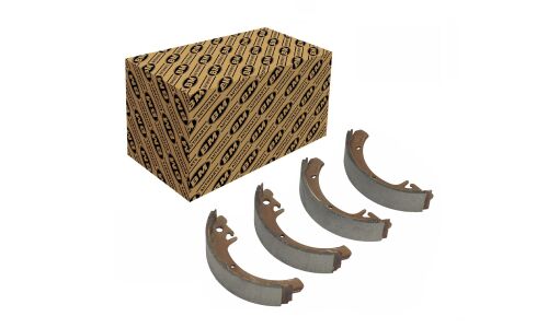 Колодки тормозные барабанные BM, комплект на ось (4 шт), арт. BS 1002