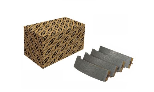 Колодки тормозные барабанные BM, комплект на ось (4 шт), арт. BS 1005