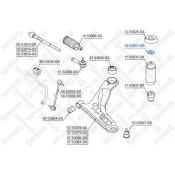 Подшипник амортизационной опоры Stellox, передний, правый/левый, для KIA Picanto, арт. 26-53003-SX