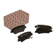 Колодки тормозные дисковые BM, задние, комплект на ось (4 шт), арт. FD 6002