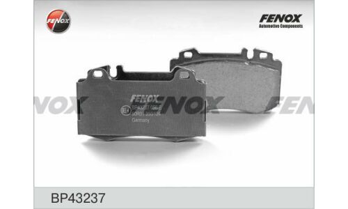 Колодки тормозные дисковые Fenox, передние, комплект на ось (4 шт), арт. BP43237
