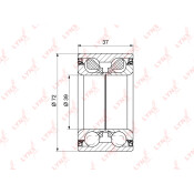 Подшипник ступицы колеса LYNXauto, арт. WB-1175