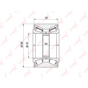 Подшипник ступицы колеса LYNXauto, арт. WB-1402