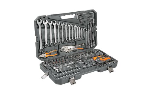 Набор инструментов Airline, под размеры 1/2", 1/4", комплект 137 предметов, арт. AT-137-10