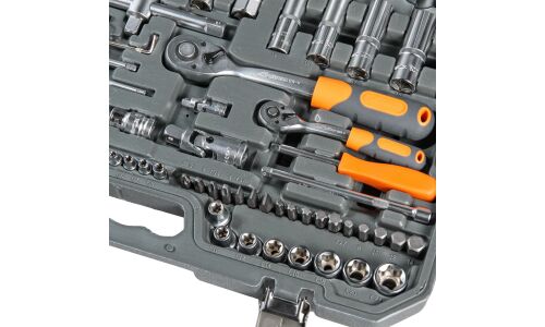 Набор инструментов Airline, под размеры 1/2", 1/4", комплект 137 предметов, арт. AT-137-10