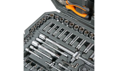 Набор инструментов Airline, под размеры 1/2", 1/4", комплект 137 предметов, арт. AT-137-10